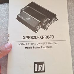 Dual XPR82D 600W 2-Channel Amp – Brand New