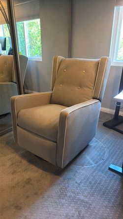 Rocking recliner for nursery
