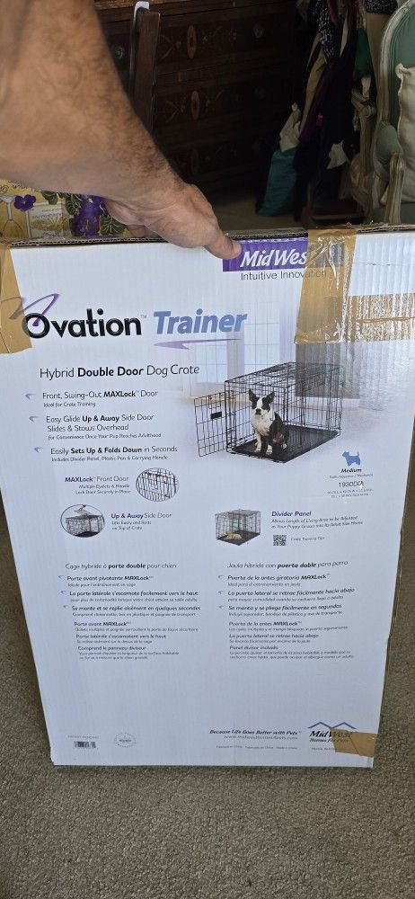 Dog Crate Double Door