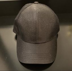 Black Glitter Hat
