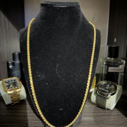 .925 Silver Gold Plated Rope Chain 