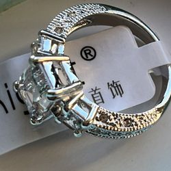 Brand New Wedding Engagement Ring Zirconium Cz Ring Band 