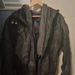 Faux Leather Jacket