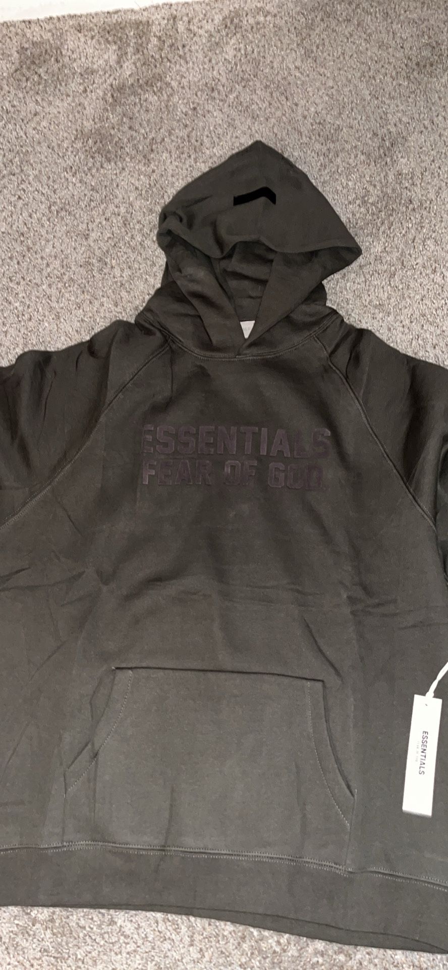 Essentials Off black Hoodie