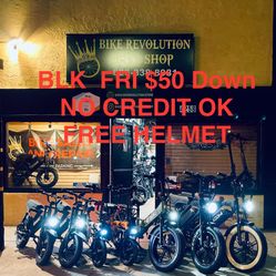 🎊BLK Friday Weekend Sale ! $50 Down No Credit Check All Electric Bike E-bike Free Helmets