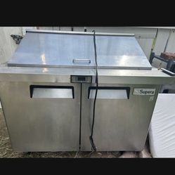Commercial Fridge Restaurant Sandwich Preparation Station