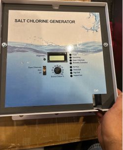 Chlorine Generator, Control Panel & Salt Cell