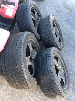 Ford Fusion Wheels And Michelin Tires 5x4.5 Bolt Pattern And 225/50R17