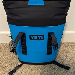 YETI Hopper M12 Backpack Soft Cooler - Big Blue Wave - 12L