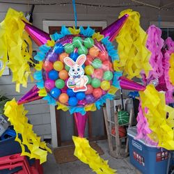 Piñatas Con Pelotas Para Pascua 