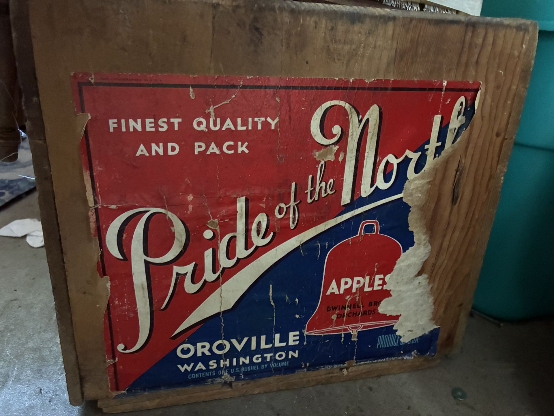 Two Peach Crates