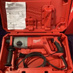 🧰🛠Milwaukee 8 Amp Corded 1” SDS D-Handle Rotary Hammer w/HardCase-LIGHTLY USED!-$160!🧰🛠