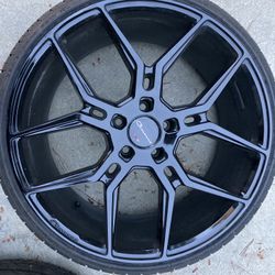 20 Inch Black Giovanna Staggered Rims 114.3  Bolt Pattern 