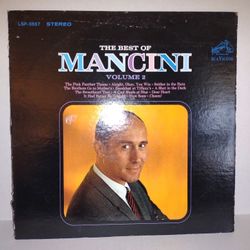 1966 The Best of Mancini Volume 2 LSP-3557 RCA Victor Vinyl LP