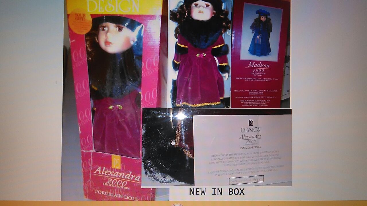 Alexandra 2000 limited edition porcelain doll