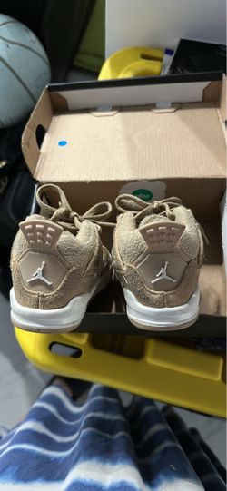 Air Jordan 4 Tan Suede Sneakers