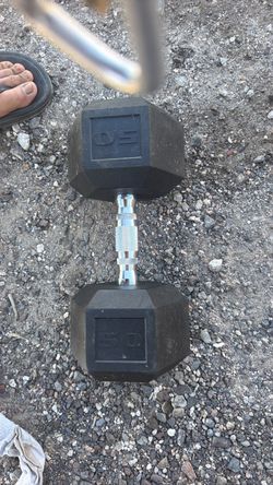 50 pound dumbbell