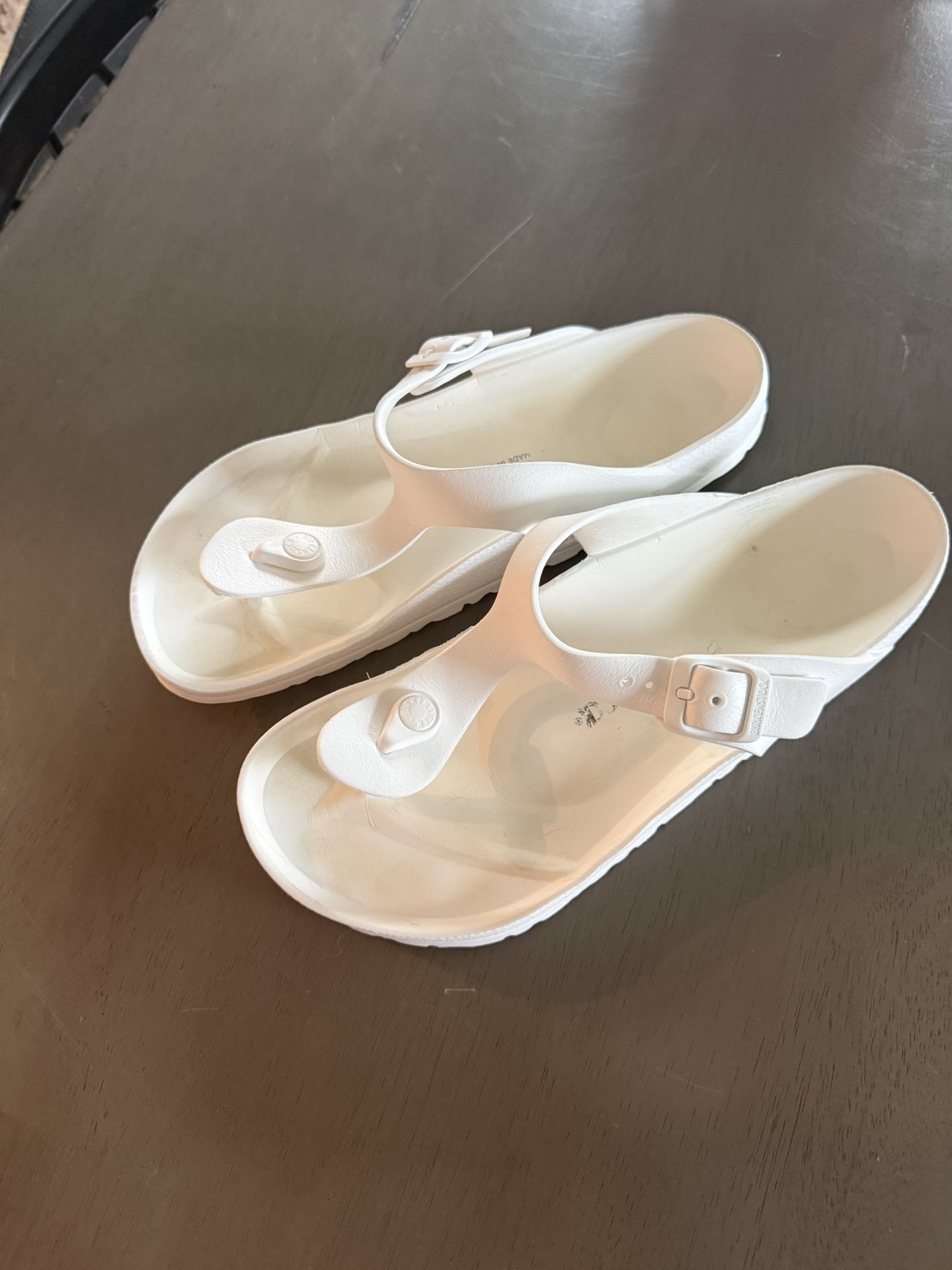 White Birkenstocks Size 39 8.5