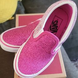 New 10.5c Sparkle Girls Vans