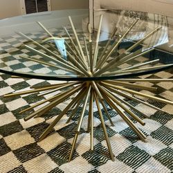 West Elm Starburst Coffee Table, 34" - $200 OBO