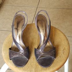 Heels Formal shoe size 8 pewter dark gray