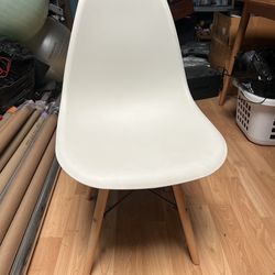Two White Chairs