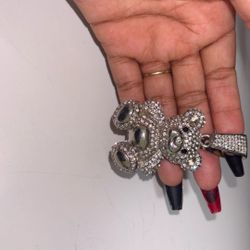 Bling Out Teddy Bear Pendant 