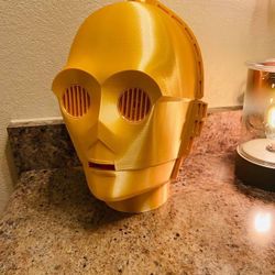 3D Printed C3PO  Head 