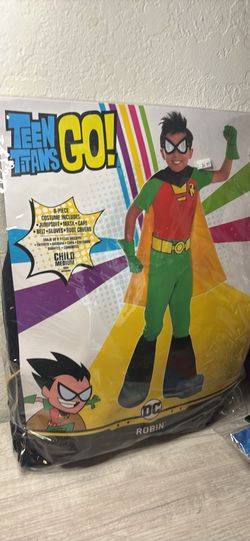 Teen Titans Go! Robin costume boys size 8-10