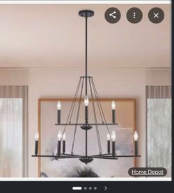 9 Light Chandelier