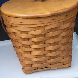Longaberger Basket With Lid