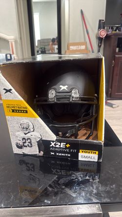 Xenith Matte Black Football Helmet with Facemask