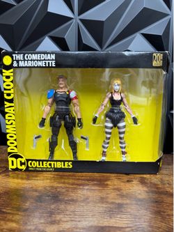 Dc collectibles direct from the source watchmen action figures comedian & marionette