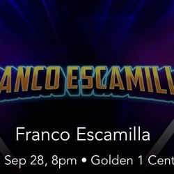2 Boletos Para Franco Escamilla