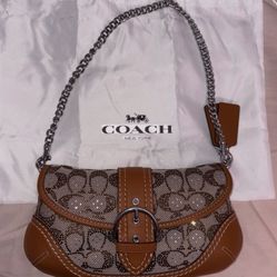 SoHo 25 Shoulder Crystal Jacquard Bag