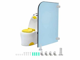 1260: New Kindergarten Urinal Partition,Kindergarten Toilet Protection Divider,Wall-Mounted Urinal Screen Toilet Partition for Schools, Kindergartens,