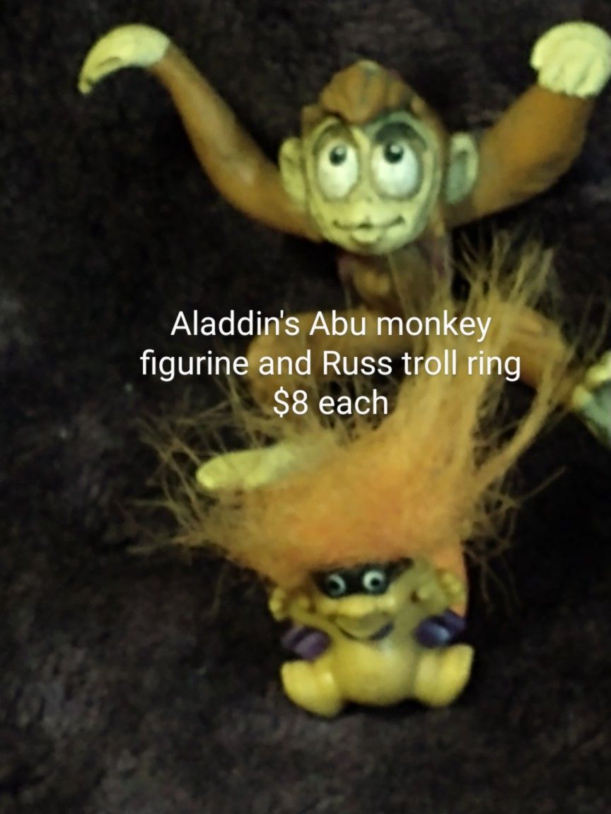 Figurines Russ Troll Or Aladdin Abu Monkey