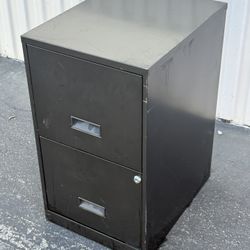 Used 2 Drawers Metal File Cabinet