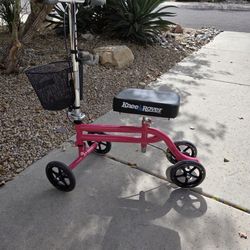 Knee scooter pink