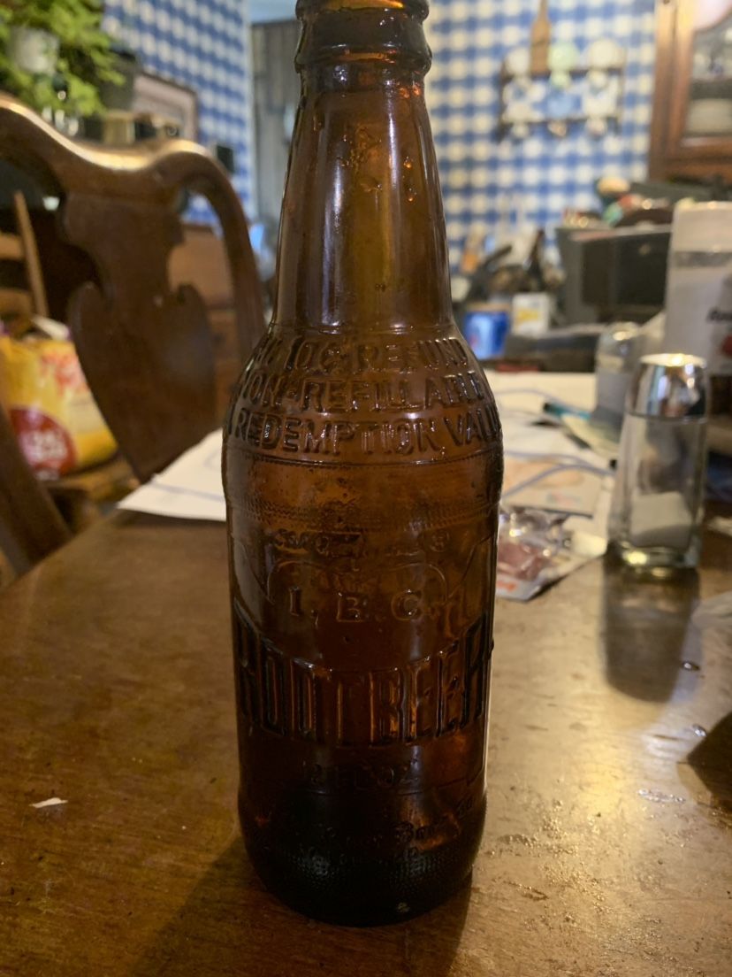 Vintage I.B.C. Root beer Bottle St Louis