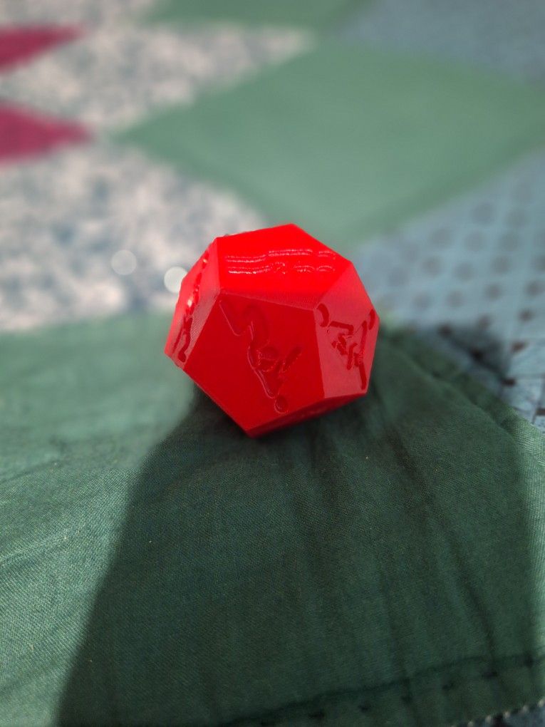 Large Erotic Dice Cube
