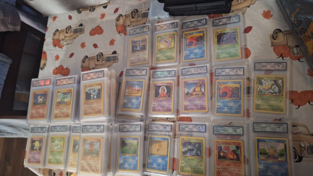 95 Graded Pokemon Cards From 1st Sets