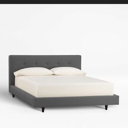 Crate And Barrel Queen Upholstered Bed