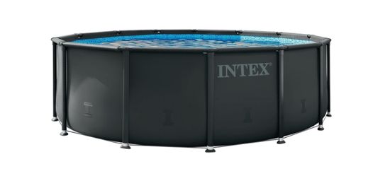 Ultra XTR® Frame 14ft x 48in Round Above Ground Pool with Sand Filter Pump