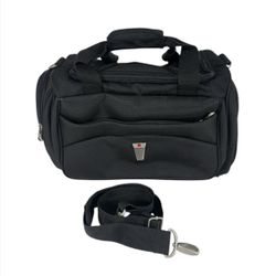 Delsey Helium Lite 300 Black Personal Bag Luggage ~ Model 17519 ~ 15" x 13" x 7"