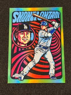 SHOHEI OHTANI 2024 TOPPS CHROME ULTRA VIOLET SSP #UV-9 LA DODGERS INSERT