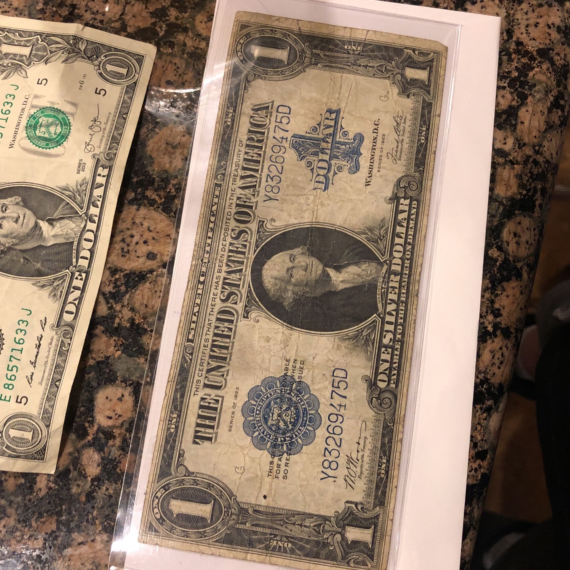 Year 1923 Vintage Large Sized Us Note