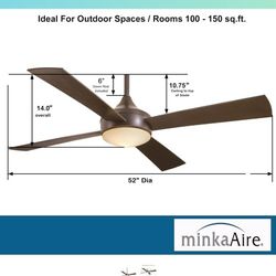 Ceiling Fan  Indoor/outdoor