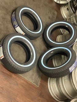 155/80/13 new tires white wall Predator star set of 4
