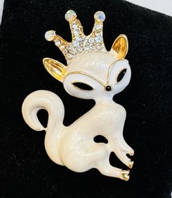 Whimsical Crowned Fox/Cat - WEAR YOUR STORY